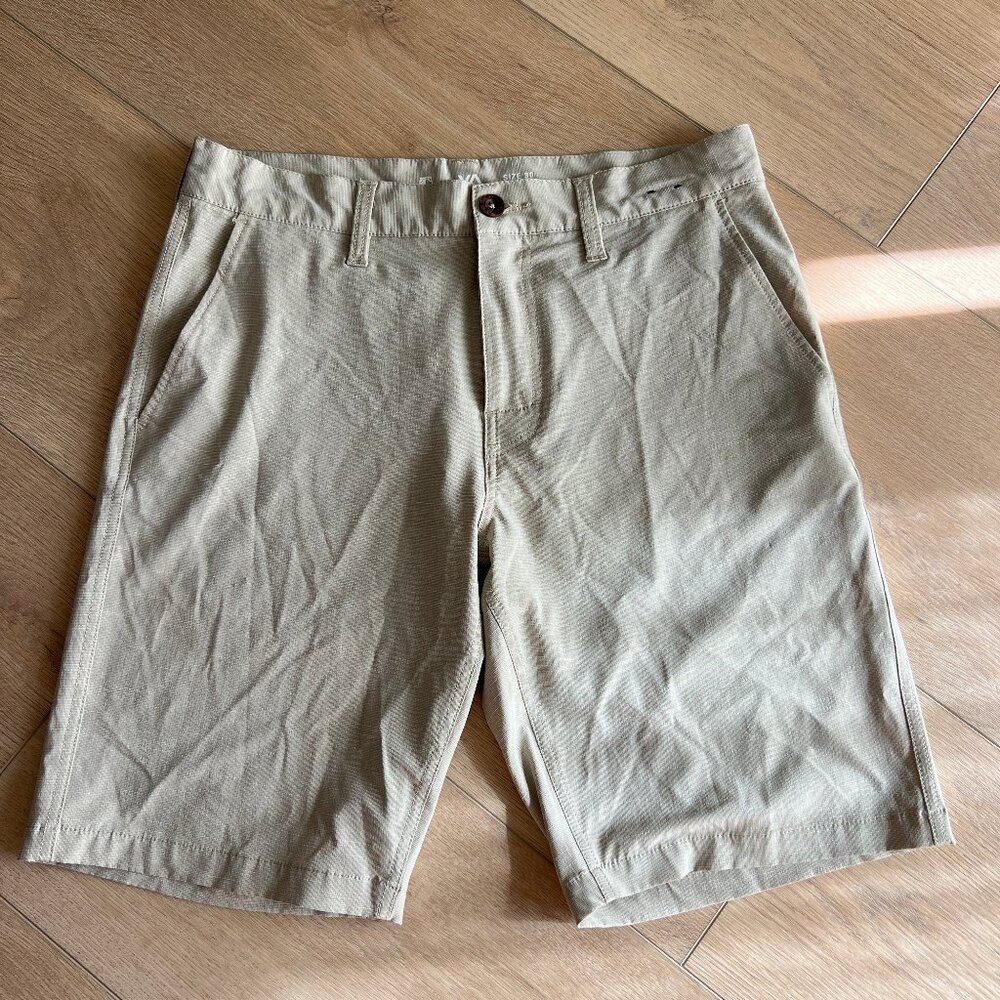 RVCA Hybrid Short Dual Purpose Khaki Trunks/Shorts